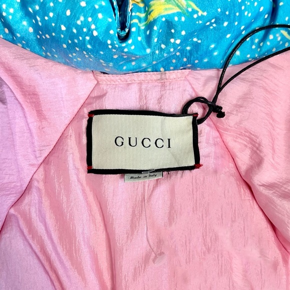 RARE Gucci LA Dodgers Chickae IDE Floral Manga Anime Bomber Jacket - Picture 5 of 8